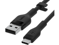 Кабели и Адаптери Belkin BOOST CHARGE Flex Silicone cable USB-A to USB-C - 1M - Black