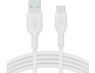 Кабели и Адаптери Belkin BOOST CHARGE Flex Silicone cable USB-A to USB-C - 1M - White