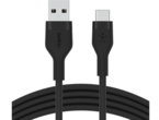 Кабели и Адаптери Belkin BOOST CHARGE Flex Silicone cable USB-A to USB-C - 2M - Black