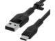 Кабели и Адаптери Belkin BOOST CHARGE Flex Silicone cable USB-A to USB-C - 2M - Black