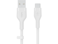 Кабели и Адаптери Belkin BOOST CHARGE Flex Silicone cable USB-A to USB-C - 2M - White