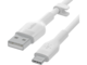 Кабели и Адаптери Belkin BOOST CHARGE Flex Silicone cable USB-A to USB-C - 2M - White