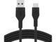 Кабели и Адаптери Belkin BOOST CHARGE Flex Silicone cable USB-A to USB-C - 3M Black