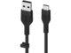 Кабели и Адаптери Belkin BOOST CHARGE Flex Silicone cable USB-A to USB-C - 3M Black