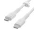 Кабели и Адаптери Belkin BOOST CHARGE Flex Silicone cable USB-C to USB-C 2.0 - 1M - White