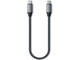 Кабели и Адаптери Satechi USB-C to USB-C Short Cable - 25cm - Space Grey