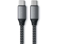 Кабели и Адаптери Satechi USB-C to USB-C Short Cable - 25cm - Space Grey