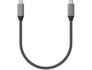 Кабели и Адаптери Satechi USB4 C-To-C Braided Cable 40 Gbps 25cm - Grey