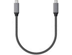 Кабели и Адаптери Satechi USB4 C-To-C Braided Cable 40 Gbps 25cm - Grey