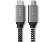 Кабели и Адаптери Satechi USB4 C-To-C Braided Cable 40 Gbps 25cm - Grey