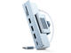 USB Хъб Satechi USB-C Clamp Hub за 24-инчов iMac, Blue