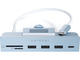 USB Хъб Satechi USB-C Clamp Hub за 24-инчов iMac, Blue