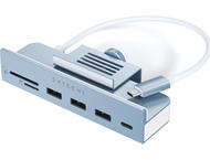 USB Хъб Satechi USB-C Clamp Hub за 24-инчов iMac, Blue
