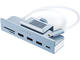 USB Хъб Satechi USB-C Clamp Hub за 24-инчов iMac, Blue