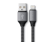 Кабели и Адаптери Satechi USB-A to Lightning Braided Cable 25cm - Grey