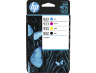 Консумативи HP 932 Black / 933 CMY Original Ink Cartridge 4-Pack