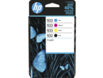 Консумативи HP 932 Black / 933 CMY Original Ink Cartridge 4-Pack