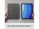 Клавиатури Logitech Combo Touch за 11-инчов iPad Pro (1-во, 2-ро, 3-то и 4-то поколение) - Oxford Grey US