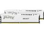 Оперативна памет 32GB (2x16GB) DDR5 5200 MT/s Kingston FURY BEAST White