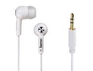 Слушалки Hama Basic4Music in-ear, бели