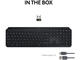 Клавиатури Logitech MX Keys S, US, Graphite