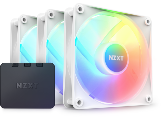 Вентилатори NZXT F120 RGB Core Triple Pack White