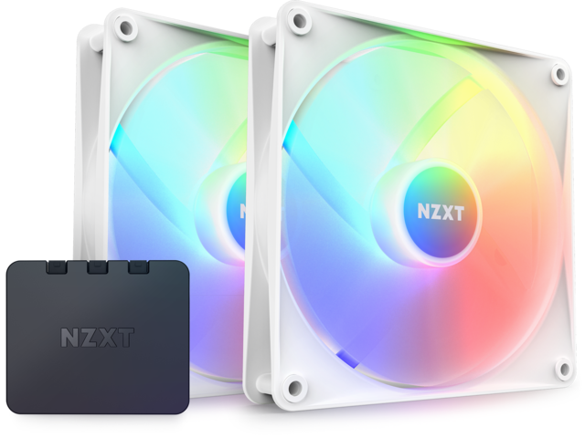 Вентилатори NZXT F140 RGB Core Twin Pack White