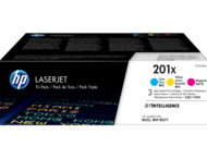 Консумативи HP 201X 3-pack High Yield Cyan/Magenta/Yellow Original LaserJet Toner Cartridges