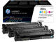 Консумативи HP 201X 3-pack High Yield Cyan/Magenta/Yellow Original LaserJet Toner Cartridges
