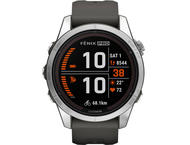 Смарт часовници Garmin fenix 7S Pro Solar Edition - Silver с Graphite каишка