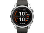 Смарт часовници Garmin fenix 7S Pro Solar Edition - Silver с Graphite каишка