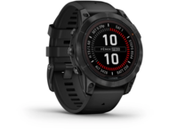 Смарт часовници Garmin Fenix 7 Pro Solar Edition - Slate Grey с Black каишка