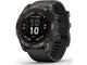Смарт часовници Garmin fenix 7X Pro Sapphire Solar Edition - Carbon Grey DLC Titanium с Black каишка