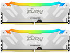 Оперативна памет 32GB (2x16GB) DDR5 6400 MT/s Kingston Fury Renegade RGB White