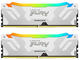 Оперативна памет 32GB (2x16GB) DDR5 6400 MT/s Kingston Fury Renegade RGB White