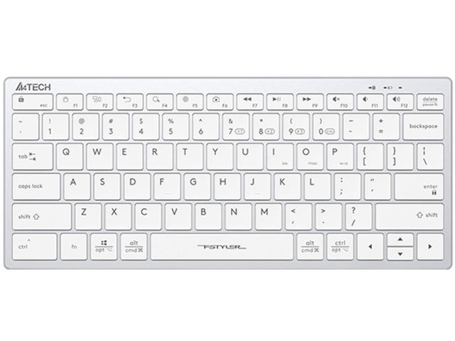 Клавиатури A4TECH FBX51C FSTyler Grayish White