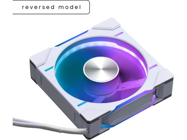 Вентилатори Phanteks D30 PWM Reverse Airflow D-RGB White