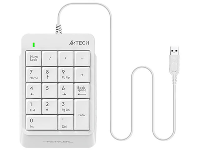 Клавиатури A4tech FK13P, бяла