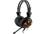 Слушалки A4TECH HS-28, в черно-оранжево
