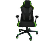 Геймърски столове RFG Soft Game, черно-зелен