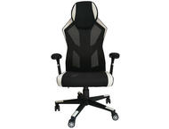 Геймърски столове RFG Soft Game, черно-бял