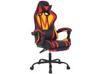 Геймърски столове RFG Max Game, екокожа, черно-жълт
