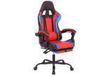 Геймърски столове RFG Max Game, екокожа, черно-червен