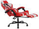 Геймърски столове RFG Max Game, екокожа, червен и бял