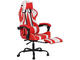 Геймърски столове RFG Max Game, екокожа, червен и бял