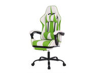 Геймърски столове RFG Max Game, еко кожа, зелен и бял