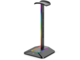 Стойки за слушалки FragON - Watchtower 2U RGB headset & headphone holder, Black