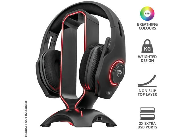 Стойки за слушалки TRUST GXT 265 Cintar RGB Headset Stand