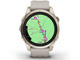 Смарт часовници Garmin Epix Pro (Gen 2) Sapphire Edition 42 мм Soft Gold с Light Sand каишка