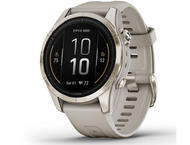 Смарт часовници Garmin Epix Pro (Gen 2) Sapphire Edition 42 мм Soft Gold с Light Sand каишка